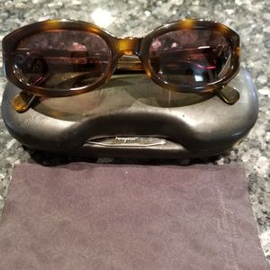 Authentic Salvatore ferragamo leopard sunglasses